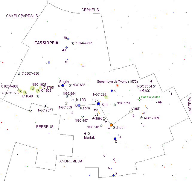 Constellation de Cassiopée.