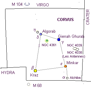 Constellation du Corbeau.