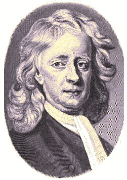 Portrait d'Isaac Newton.