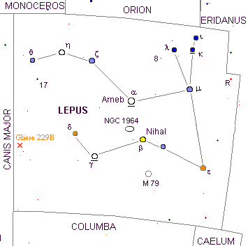 Constellation du Lièvre.