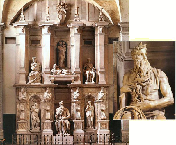 Michel-Ange : tombeau de Jules II; Mose