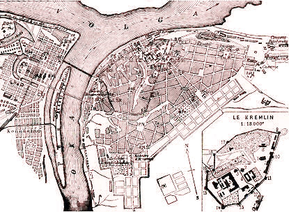 Plan de Nijni-Novgorod.