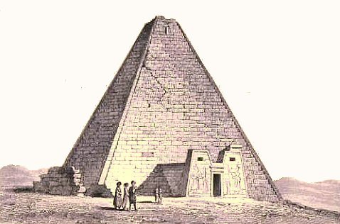 Pyramide méroïtique.