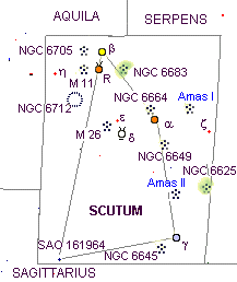 Constellation de l'Ecu de Sobieski.