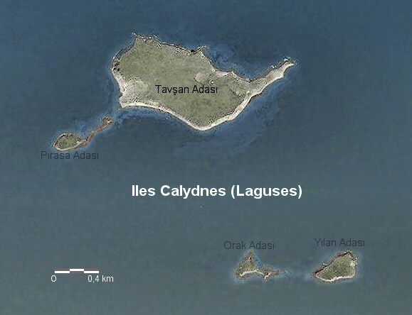 carte des calydnes (Laguses).