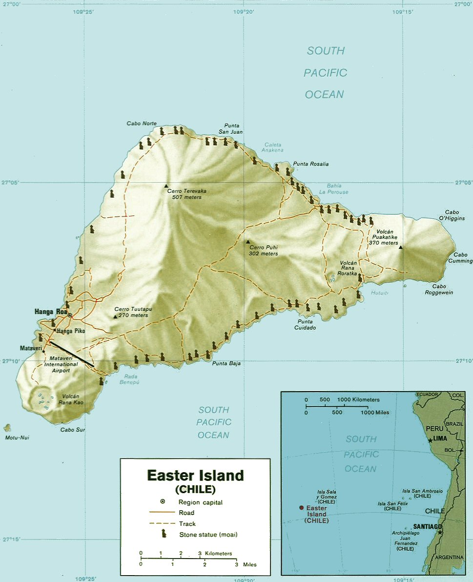 остров пасхи на карте