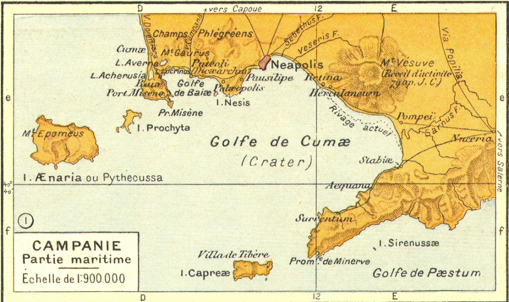 Carte de la Campanie.