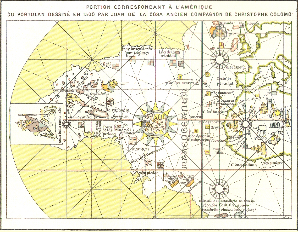 Carte de Juan de la Cosa.