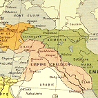 Carte de l'Asie occidentale 625  560 av. J.-C.