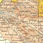 Carte du Latium.