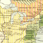 Colonies franaises et anglaises en Amrique du Nord.