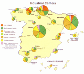 Rgions industrielles de l'Espagne.