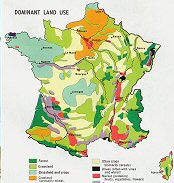 Utilisation des sols de la France.