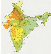 Utilisation des sols de l'Inde.