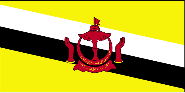 Drapeau de Brunei.