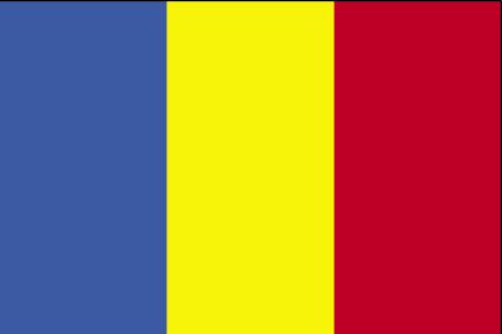 Drapeau du Tchad.