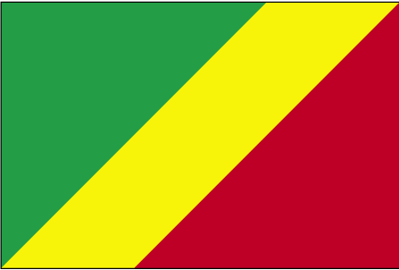 Drapeau de la Rpublique du Congo.