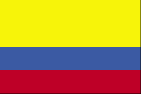 Drapeau de la Colombie.