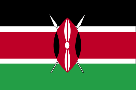 Drapeau du Kenya.