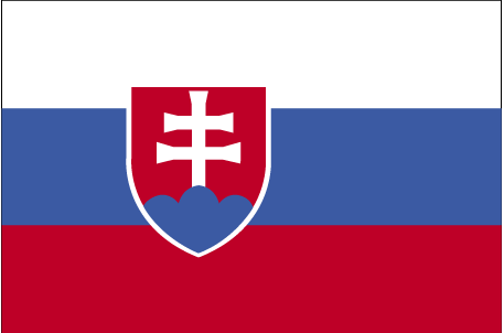 Drapeau de la Slovaquie.