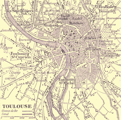 Plan de Toulouse.