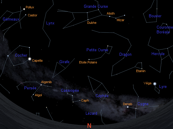 Constellations de mai (Nord).