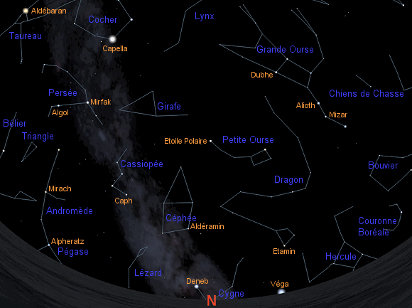 Constellations de mars (Nord).