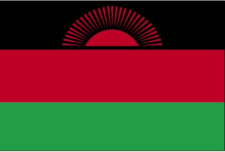 Ancien drapeau du Malawi.