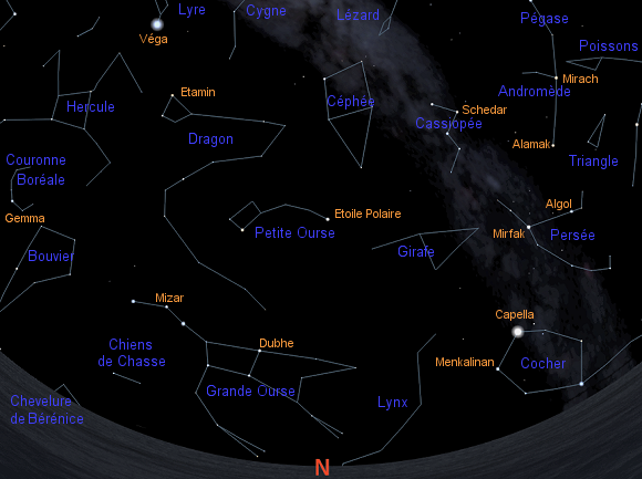 Constellations d'octobre (Nord).