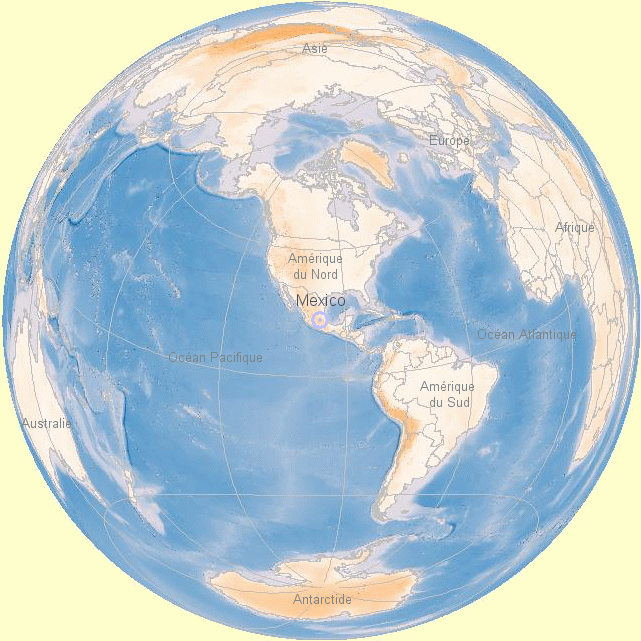 Carte du monde.
