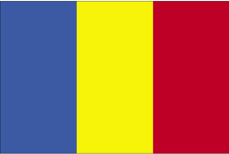 Drapeau de la Roumanie.