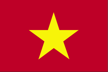 Drapeau du Vietnam.