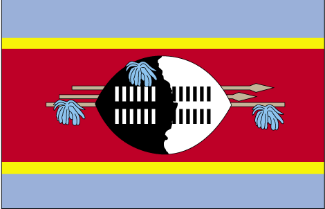 Drapeau du Swaziland.
