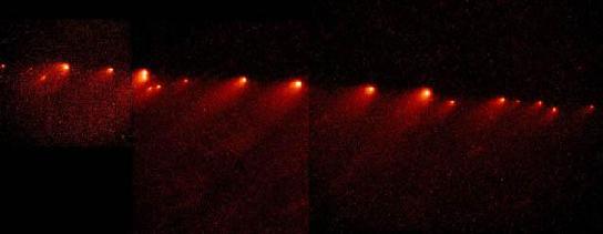 Comète Shoemaker-Levy 9.