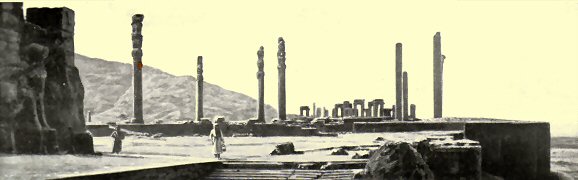 Photo des ruines de Persépolis.