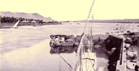 Photo du Nil à Assouan.