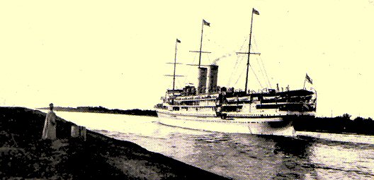 Photo du canal du Suez.