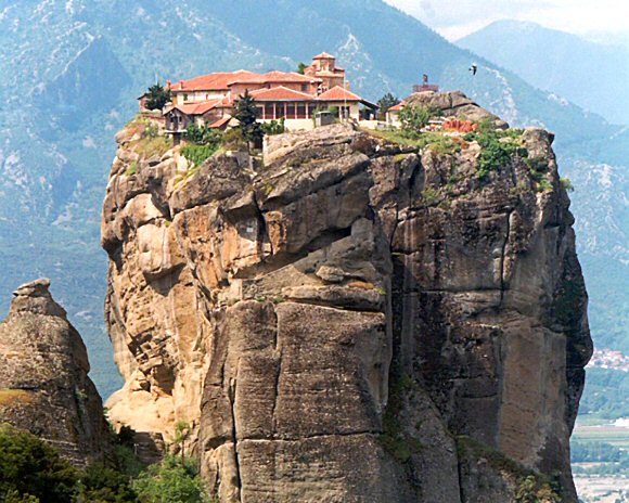 Grèce : un monastère des Météores.