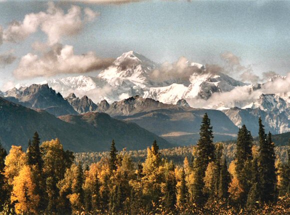 Alaska : le mont McKinley.