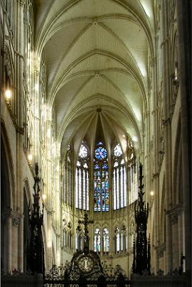 Amiens : l'abside de la cathédrale.