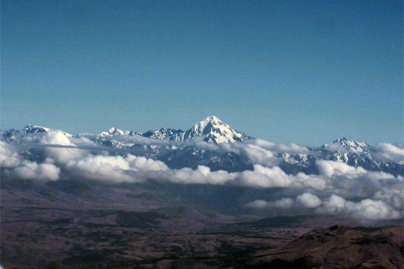 Les Andes entre Lima et Cuzco.
