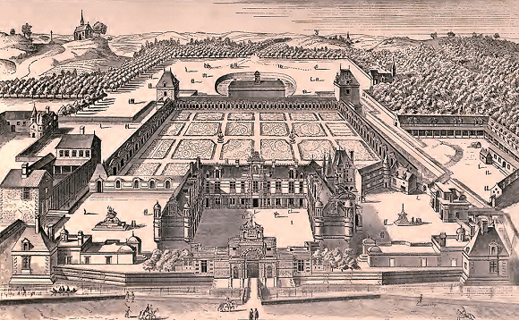 Château d'Anet en 1550.