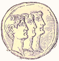 Monnaie du Triumvirat.