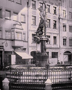 Augsbourg : la fontaine de Mercure.
