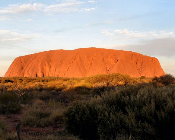 Australie : Ayers Rock (Uluru).