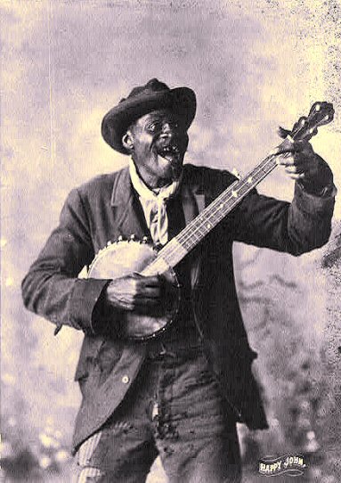Un joueur de banjo.