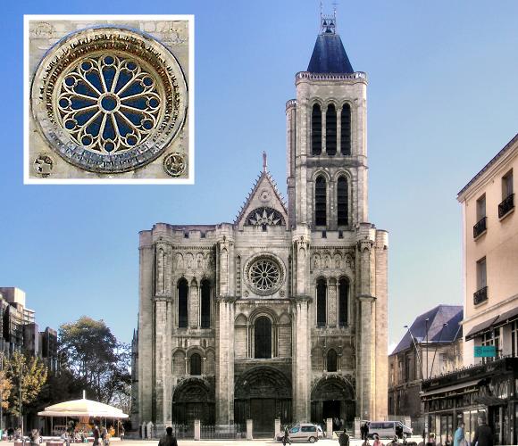 La basilique de Saint-Denis.