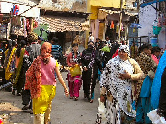 Bazar d'Agra.