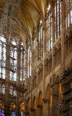 Beauvais : nef de la cathédrale.