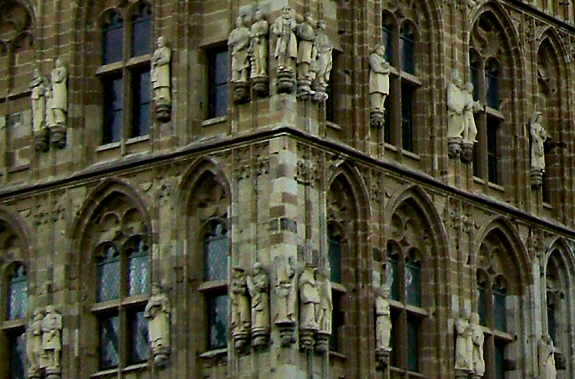 Ornementation de l'Hôtel de ville de Cologne.